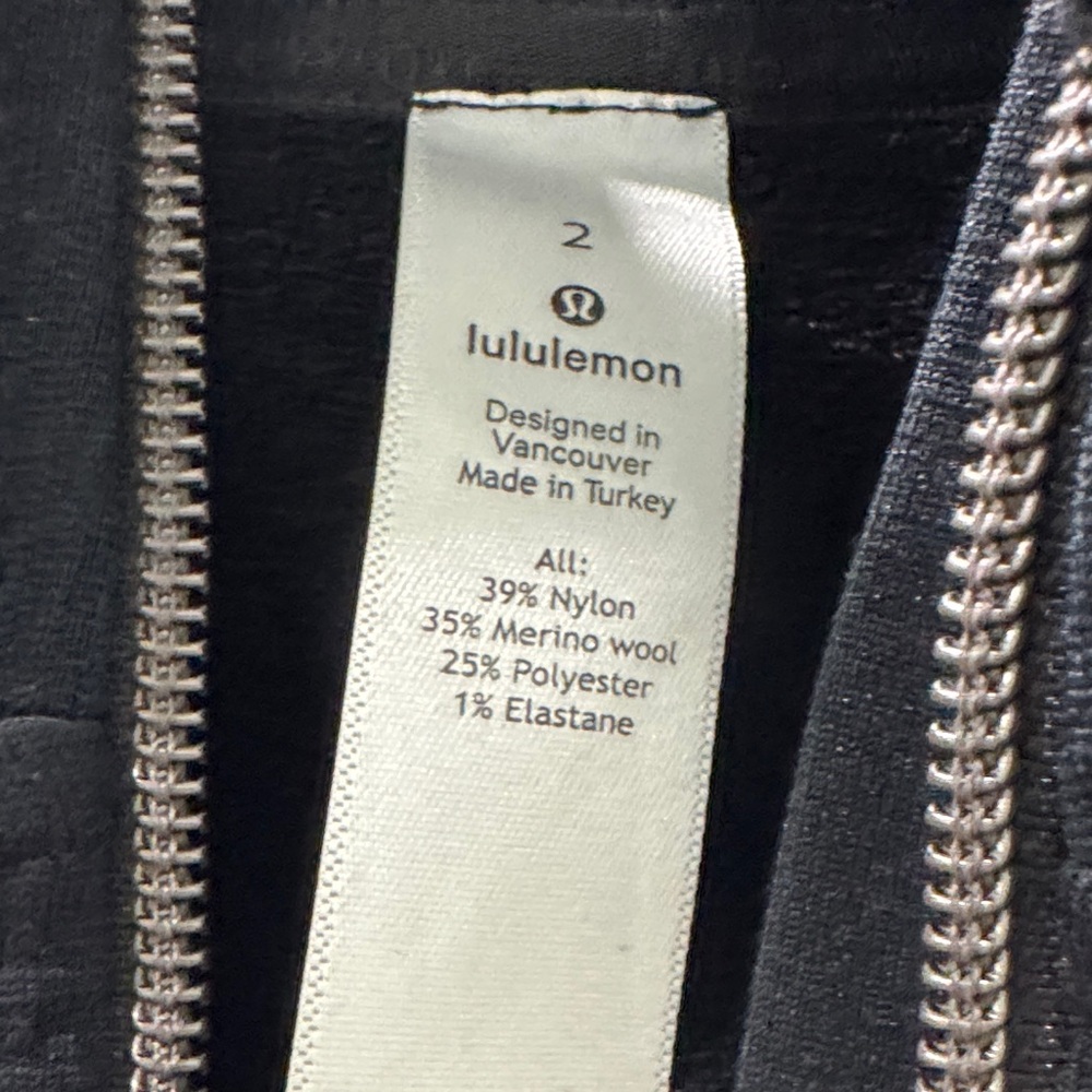 lululemon athletica Black Women's Half-Zip Pullover - Picture 2 of 2